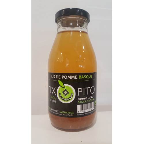 Zumo de manzana Txopito produce en el País Vasco