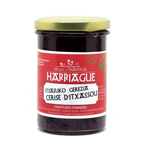 Organic Black Cherry Jam from the Basque Country